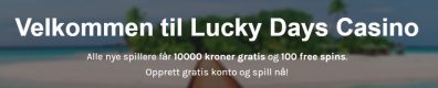 luckydays casino bonus